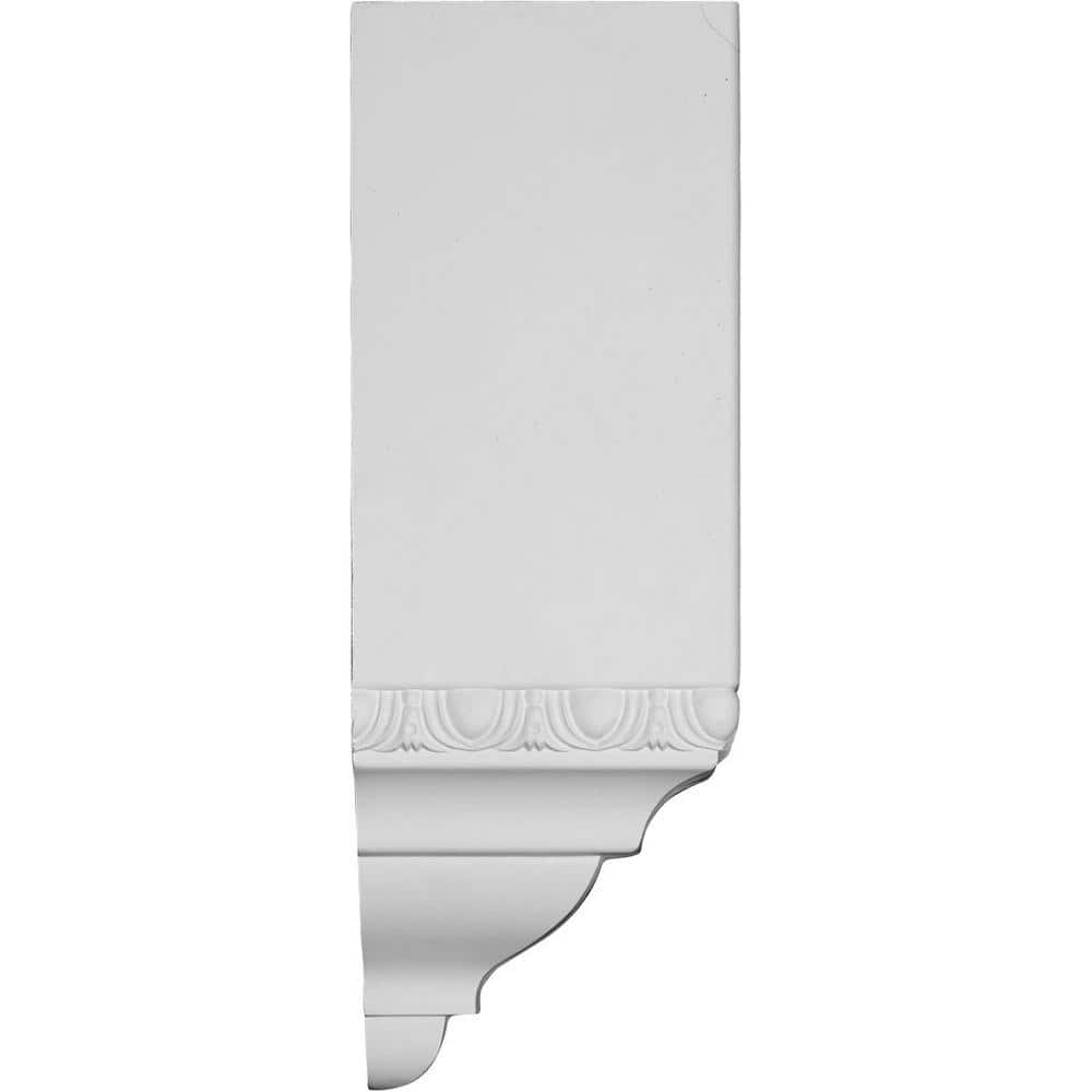 White Decorative Crown Moulding Inside Corner 11.5"