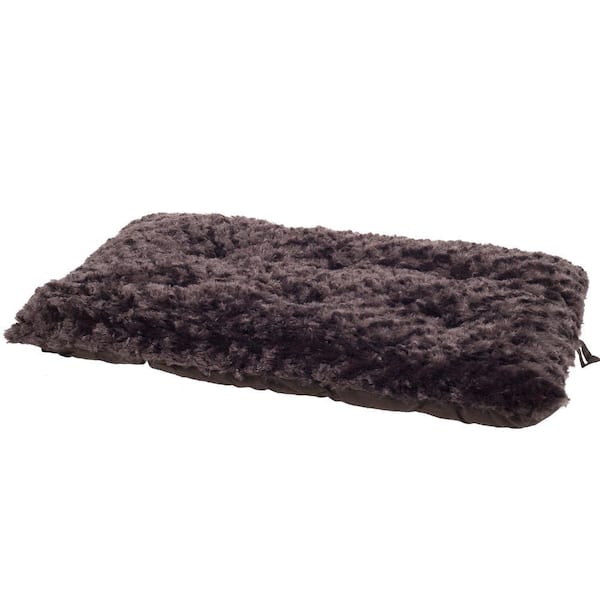 PAW Lavish Cushion Medium Chocolate Pillow Furry Pet Bed