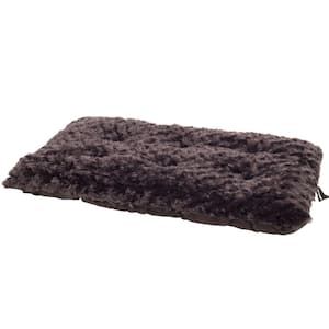 Lavish Cushion XX-Large Chocolate Pillow Furry Pet Bed