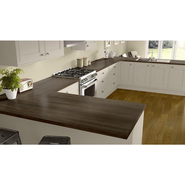 4 ft. x 8 ft. Laminate Sheet in Pinnacle Walnut with Standard Fine Velvet Texture Finish