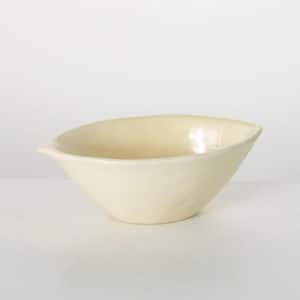 3 in. Ceramic Olive Serving Bowl