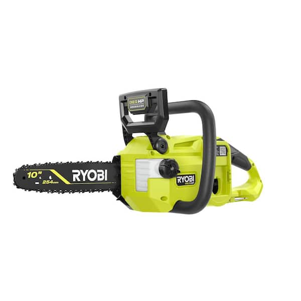 RYOBI ONE+ HP 18V Brushless 10 in. Cordless Battery Chainsaw (Tool RYOBI ONE+ HP 18V Brushless 10 in. Cordless Battery Chainsaw (Tool