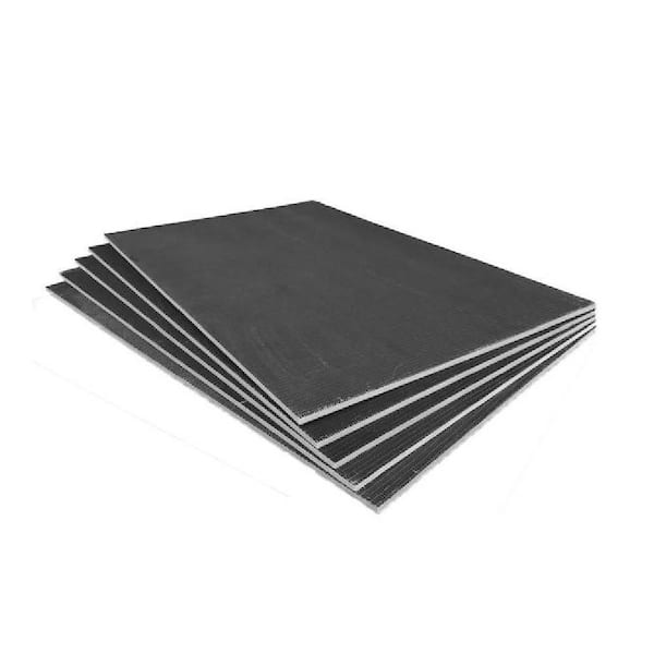 Everbilt 36 in. x 48 in. x 1/4 in. XPS Waterproof Backer Board for Tile