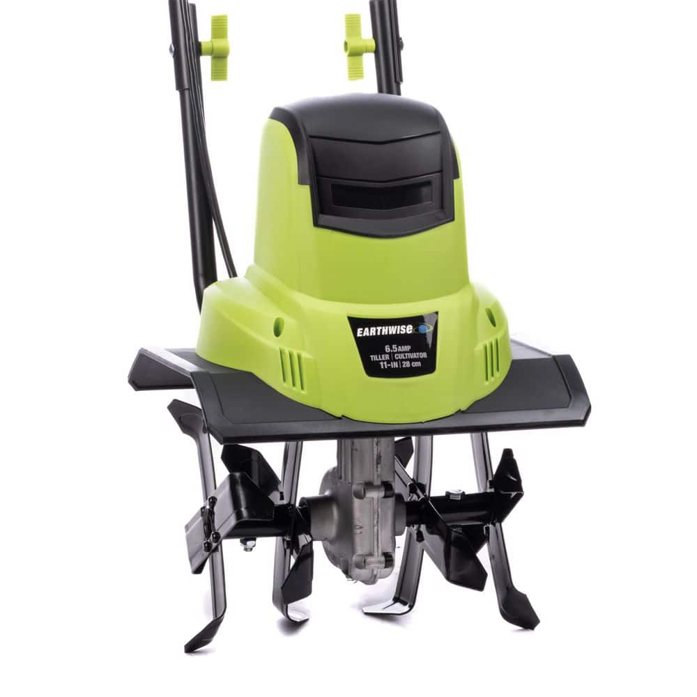 Earthwise Green 6.5-Amp 11-Inch Corded Electric Garden Tiller Cultivator