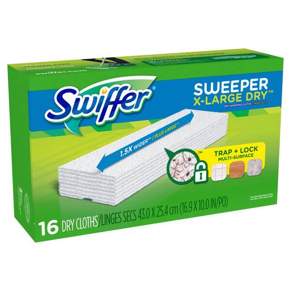TSV 2Pcs Cleaning Pads Fit for Swiffer Sweeper Mop XL, Microfiber  Replacement Mop Cloths