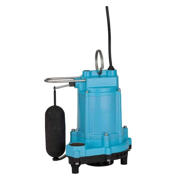 Little Giant 6ec-CIA-SFS 1/3 HP Submersible Cast Iron Effluent Pump with Cast Iron Base