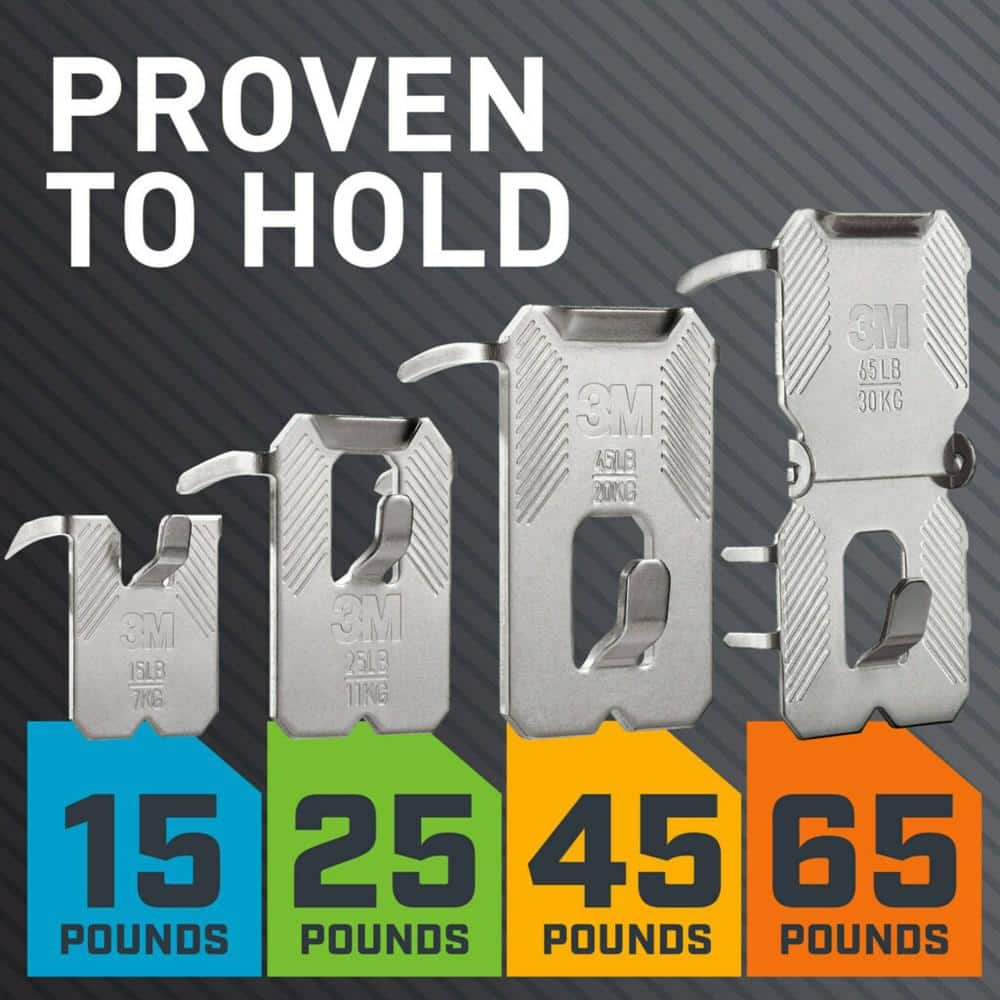 3M CLAW 25 lb Hardened Steel Drywall Picture Hanger with Spot Marker