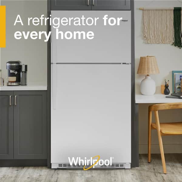 Reviews for Whirlpool 33 in. 20.5 cu. ft. Wide Top Freezer