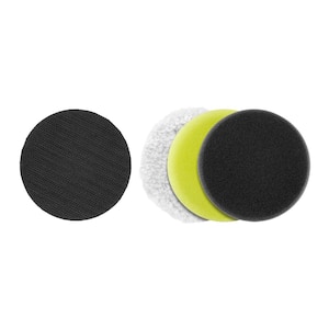 3 in. Detail Polisher Pad Set (4-Piece)