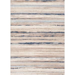 Furaha Navy 9 ft. x 12 ft. 3 in. Abstract Area Rug