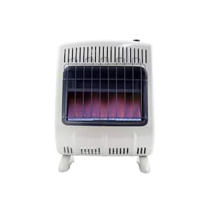 20,000 BTU Vent-Free Blue Flame Propane Heater with Thermostat and Blower