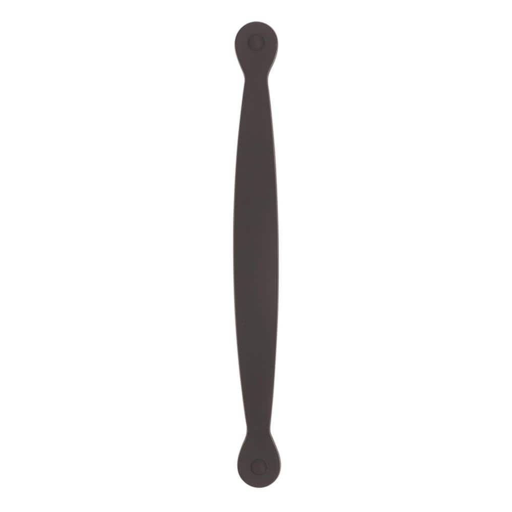 Matte Black 5-1/16 Inch Flat Bar Cabinet Pull