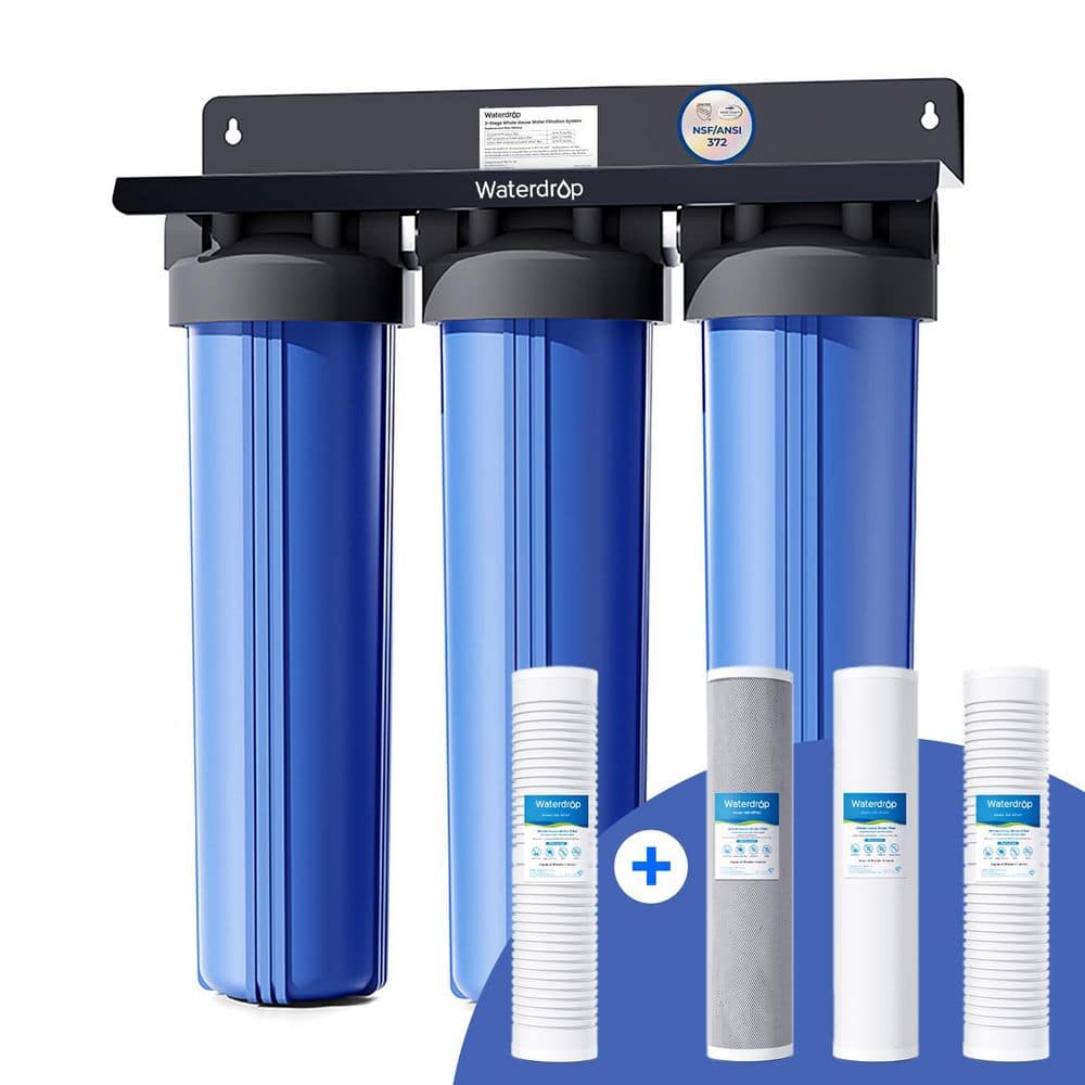 B-WD-WHF3T-PGSET Whole House Water Filter System, with Carbon Filter&Sediment Filter price history on PriceWatchPro
