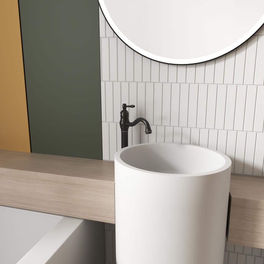 Oil Rubbed Bronze Single Handle Vessel Sink Faucet