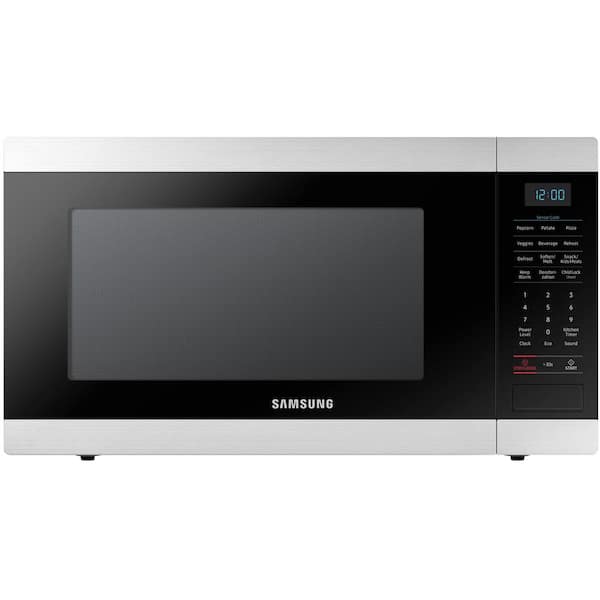 Samsung 1.9 cu. ft. Countertop Microwave with Sensor Cook in Stainless Steel