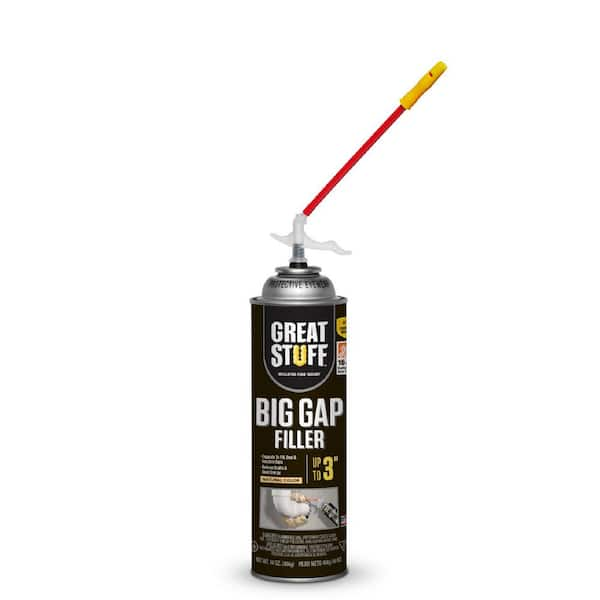 GREAT STUFF 16 oz. Big Gap Filler Insulating Spray Foam Sealant with Quick  Stop Straw 99053938 - The Home Depot