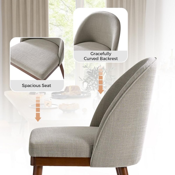 DW0227　HAY ハイチェア　AAS320LOW JAYDEN CREATION Hibbs Grey Modern Dining Chair with Solid
