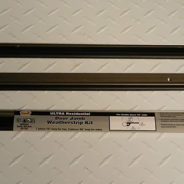 M-D Building Products Top and Side Door Jamb Weatherstrip Set 01958 - The  Home Depot