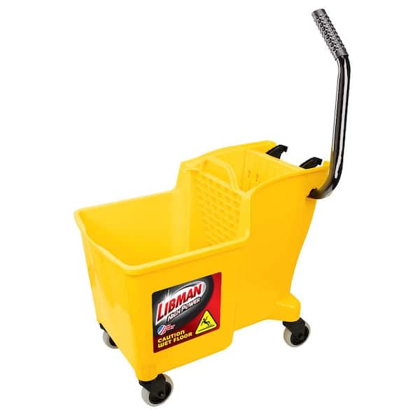 One-Piece Commercial Mop Bucket and Wringer