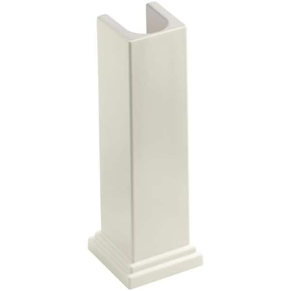 Tresham Fireclay Pedestal in Biscuit