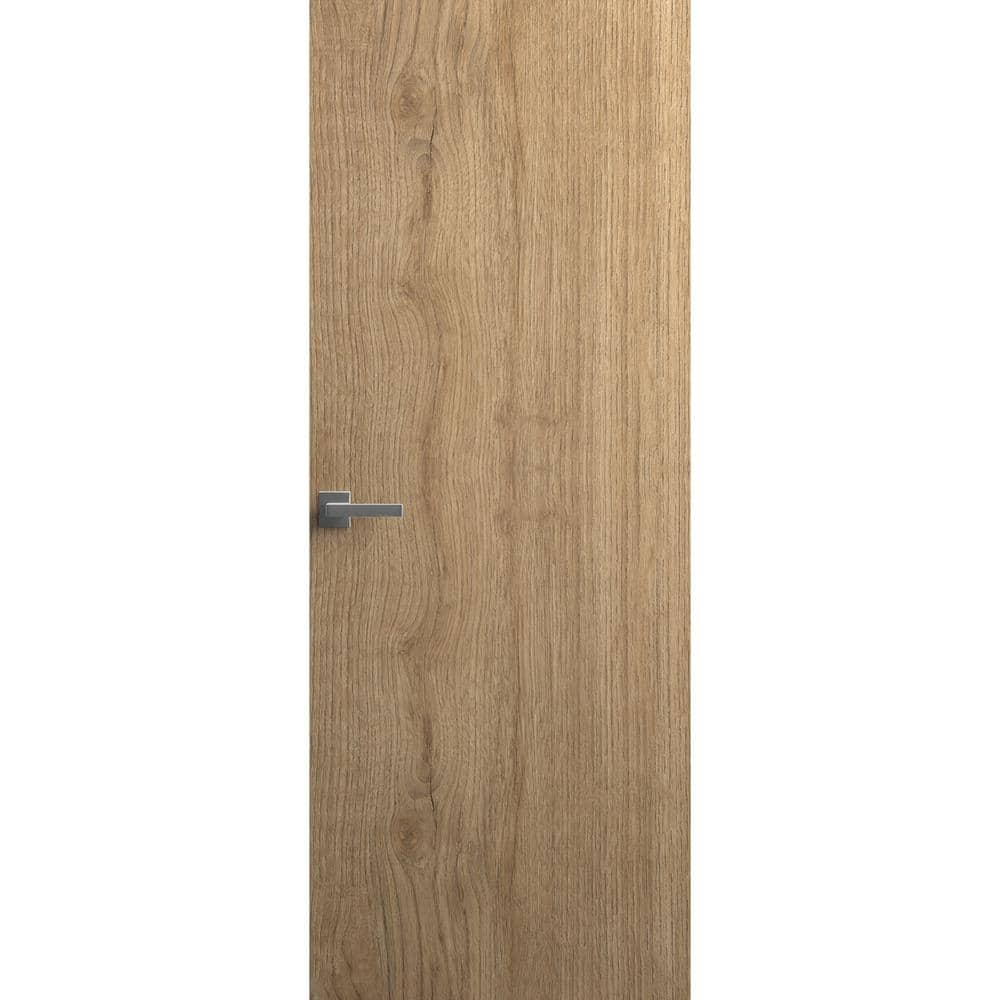 32 in. x 84 in. Unassembled Right-Hand/Inswing Wood Split Wood Color Flush Mount Hidden Door with Black Hinge Finish price history on PriceWatchPro