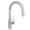 Trinsic Single-Handle Pull-Down Sprayer Kitchen Faucet with MagnaTite Docking in Arctic Stainless