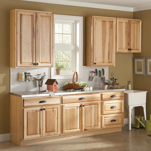 Hampton Bay Hampton 30 in. W x 12 in. D x 42 in. H Assembled Wall