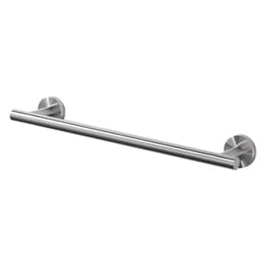 16 in. Stainless Steel Wall Mounted Single Towel Bar in Brushed Nickel