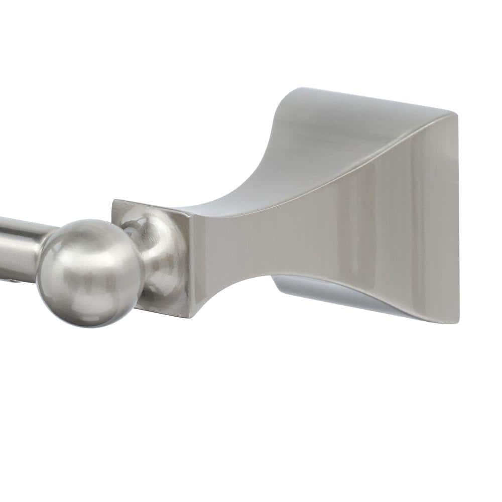 Brushed Nickel Modern Pivoting Toilet Paper Holder