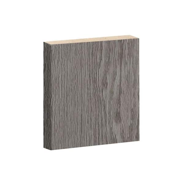 Saratoga Slab 13.25 in. W x 14.875 in. H x 0.75 in. D in Greywood Door Sample in Assembled Base Cabinet