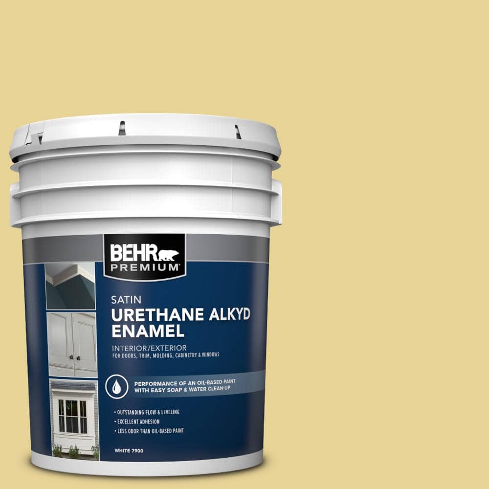 5 gal. #390D-4 Honey Beige Urethane Alkyd Satin Enamel Interior/Exterior Paint price history on PriceWatchPro