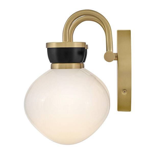 LARK Lucy 15.5 in. 2 Light Lacquered Brass Vanity Light 85592LCB