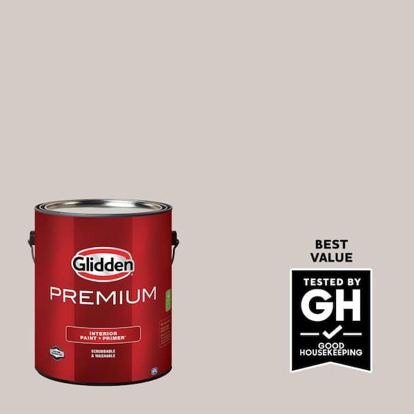 Glidden Premium 1 gal. My Alibi PPG1018-2 Satin Interior Latex Paint