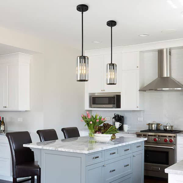 ZHLWIN Home Lighting 40 watts 2-Light Modern Black Pendant Design