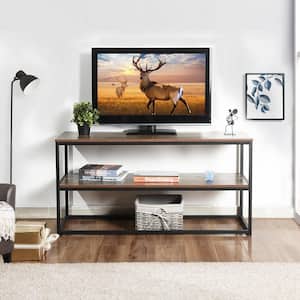 Facto 47.2 in. Brown Manuefactured Wood TV Stand Fits TV's up to 50 in.