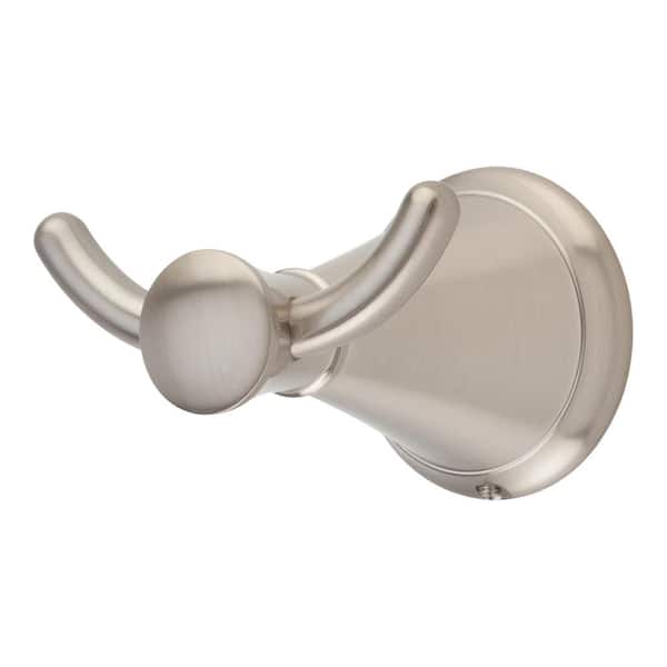 Pfister Saxton Double J-Hook Robe Hook in Brushed Nickel
