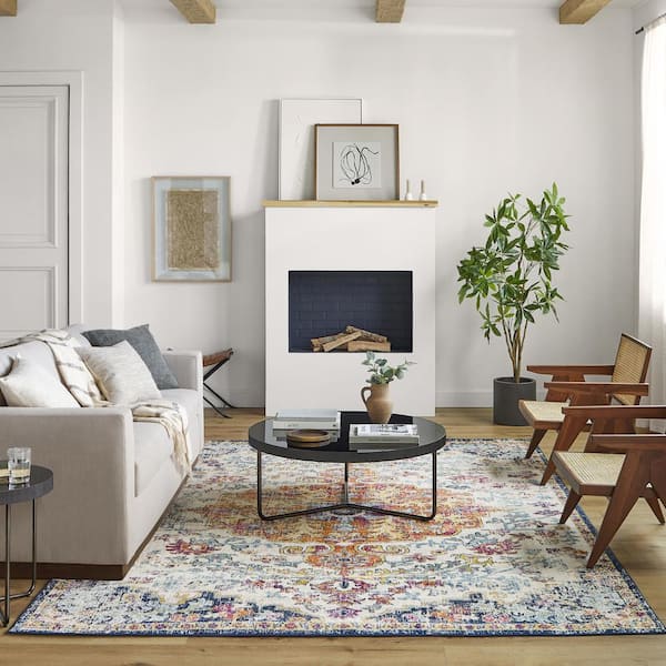 Demeter Ivory 10 ft. x 14 ft. Area Rug