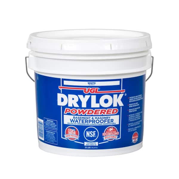 DRYLOK 35 lb. White Interior/Exterior Powdered Basement and Masonry Waterproofer