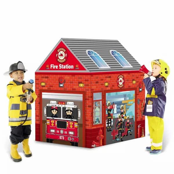 Sudzendf Firemen Indoor Outdoor Kids Play Tent