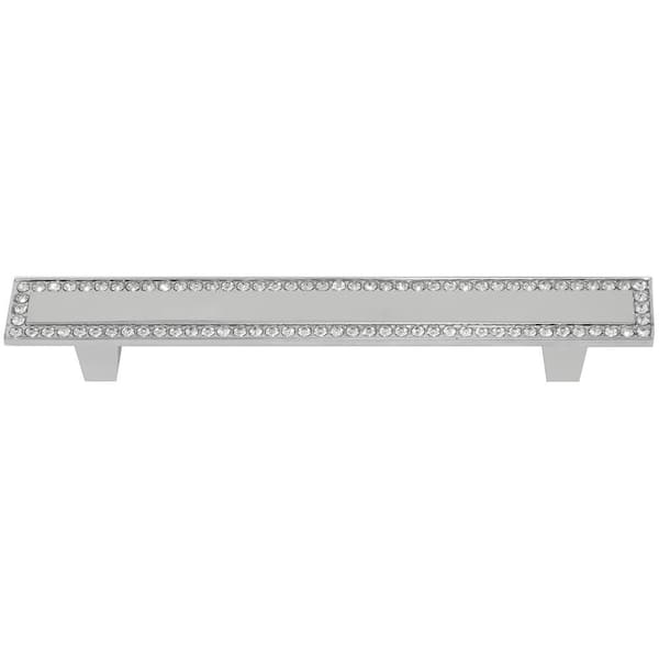 MNG Hardware Bellagio 3-3/4 in. Center-to-Center Polished Chrome Bar Pull Cabinet Pull (18526)