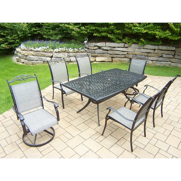 Unbranded Cascade 7-Piece Aluminum Outdoor Dining Set