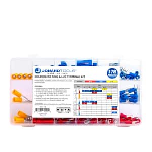 Solderless Ring and Lug Terminal Kit (178-Pieces)