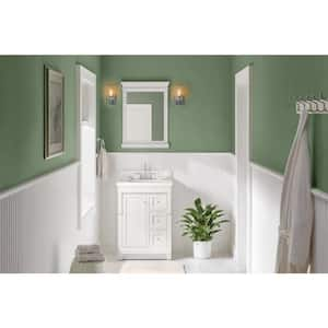 Naples 24 in. W x 21.63 in. D x 34 in. H Bath Vanity Cabinet without Top in White