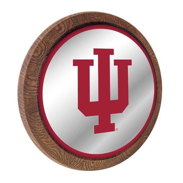 The Fan-Brand 20 in. Indiana Hoosiers Mirrored Barrel Top Mirrored  Decorative Sign NCINDH-245-01 - The Home Depot