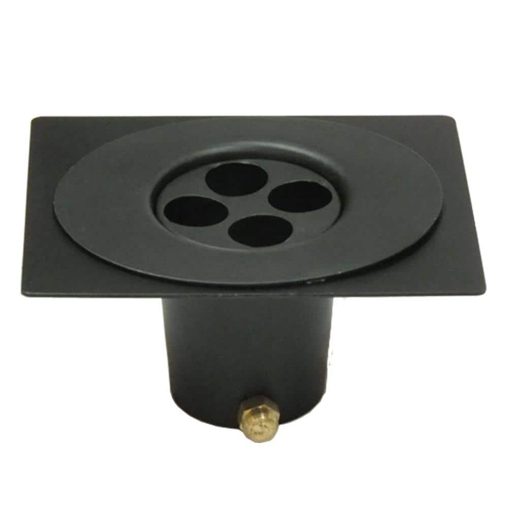 Large Black Powder Coated Aluminum Rain Chain Installation Kit