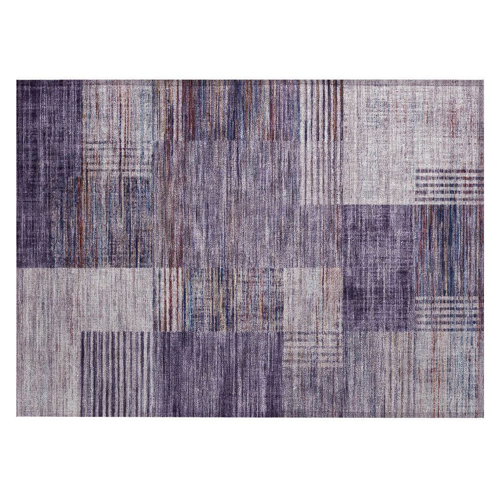 Chantille Machine Washable Indoor/Outdoor Abstract ACN2149 Plum 1 ft. 8 in. x 2 ft. 6 in. Accent Rug price history on PriceWatchPro