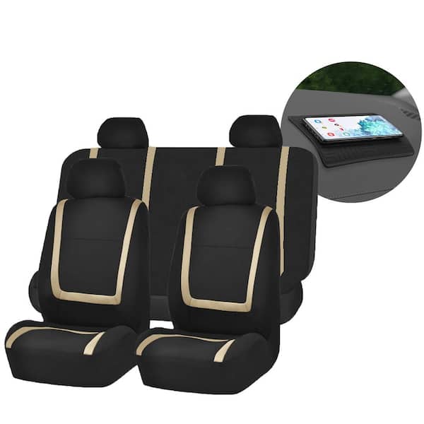 FH Group Unique Flat Cloth 23 in. x 1 in. x 47 in. Full Set Car Seat Covers
