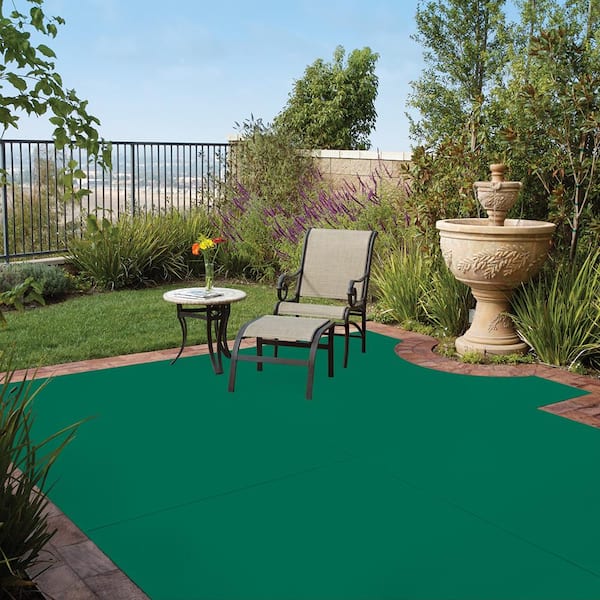 5 gal. #OSHA-2 OSHA SAFETY GREEN Solid Color Flat Interior/Exterior Concrete Stain