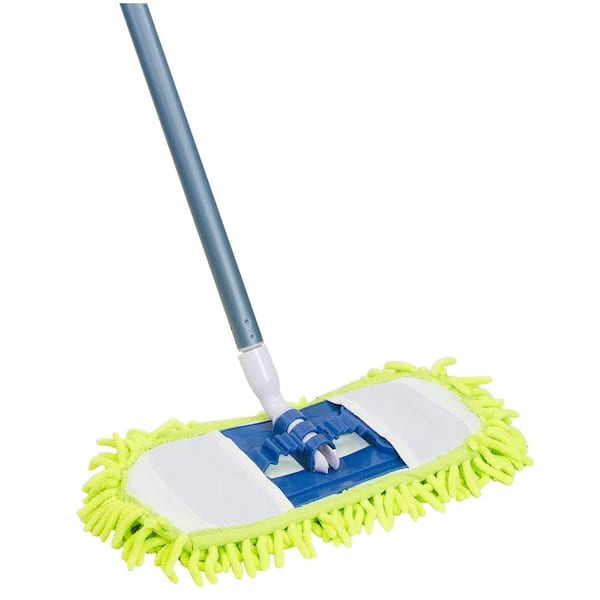 Quickie 14 in. Soft 'n' Swivel Microfiber/Chenille Dust Mop