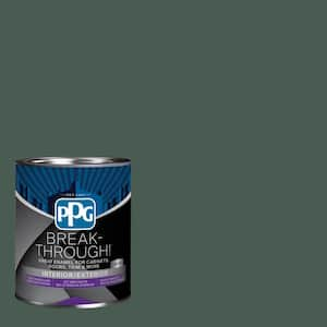 1 qt. PPG1136-7 Dark Green Velvet Satin Door, Trim & Cabinet Paint